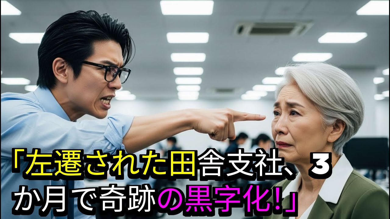 同期にハメられ左遷されたド田舎支社、3か月で黒字化→結果に全員驚愕