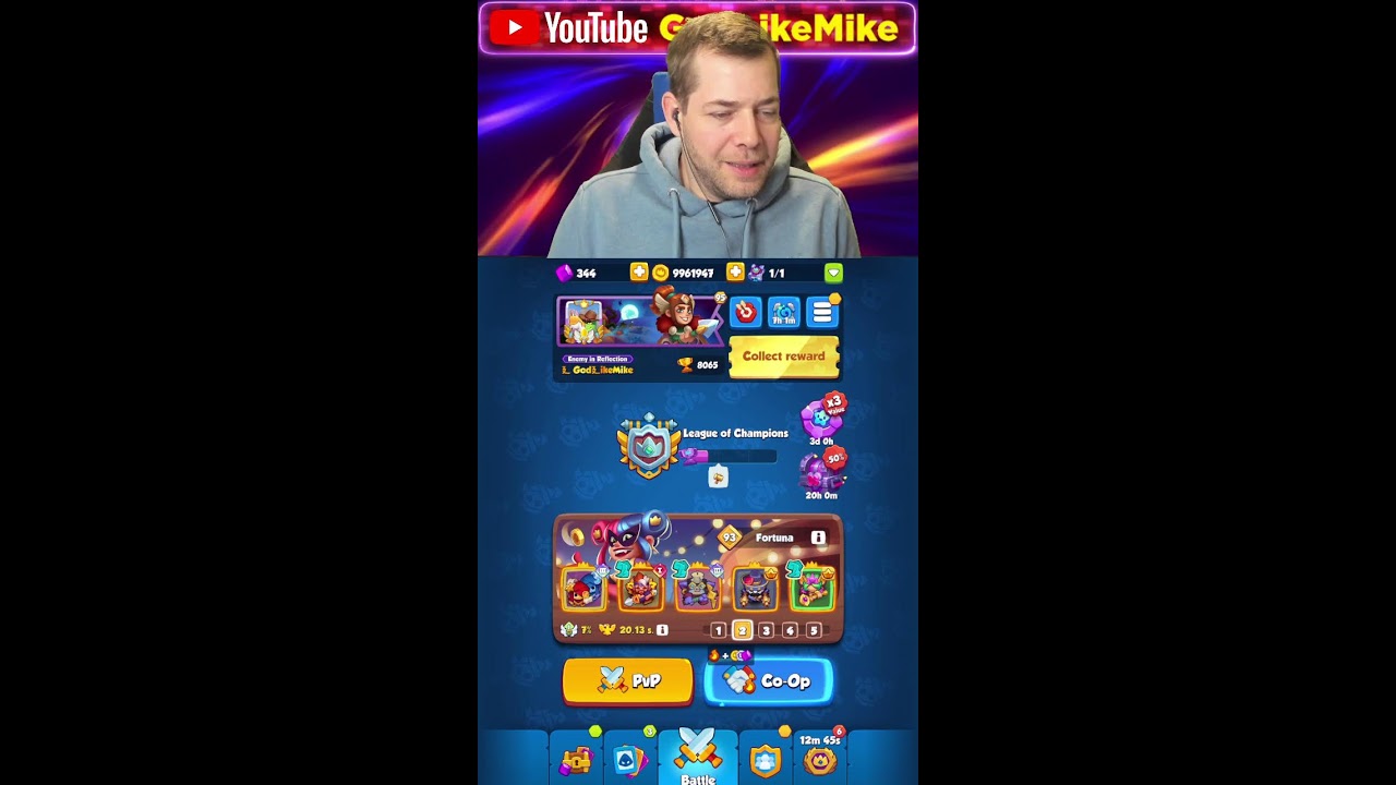 Rank 1 in Dark Domain Tournament 🏆🔥💖 #Rushroyale (Portrait)