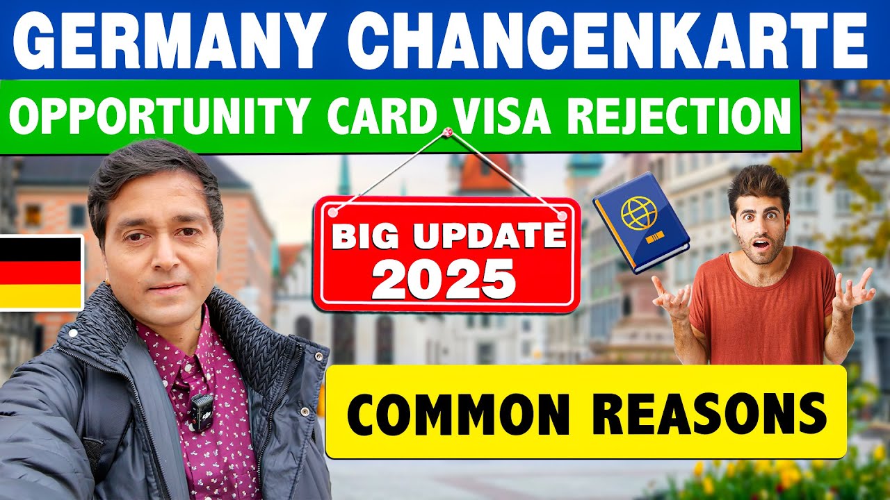Chancenkarte Visa Rejection 🤔? | Germany Job Opportunity Card visa | Common Reasons? BiG UPDATE 2025
