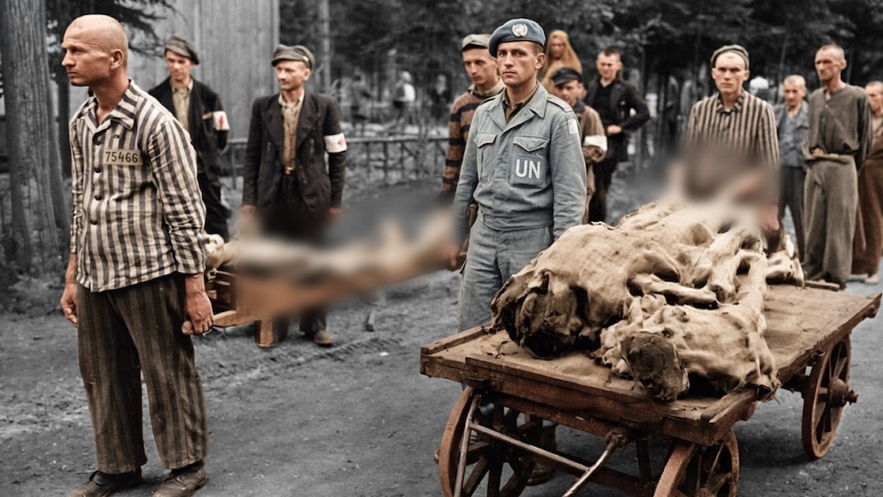 53 nazist&oacute;w spalonych żywcem przez więźni&oacute;w w Ebensee_ najbrutalniejszy odwet po wyzwoleniu masakra