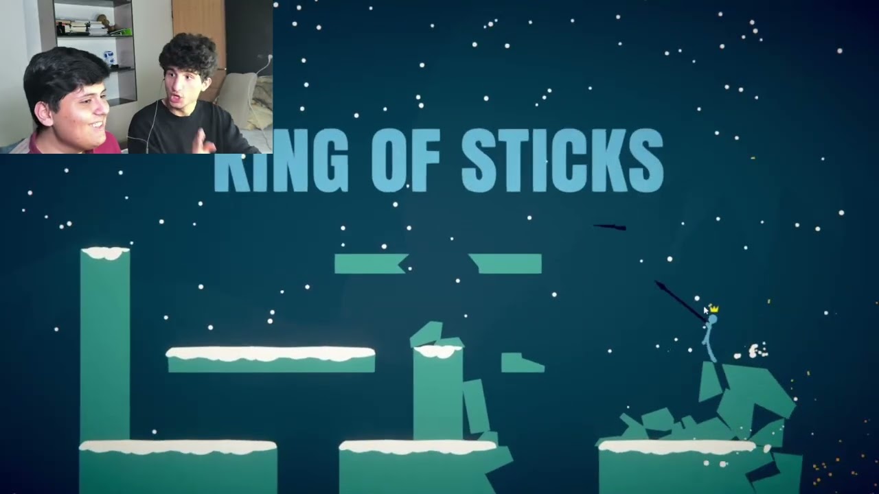 🎮🔥 گیم‌پلی Stick Fight پر از خنده و لحظه خفن 😂