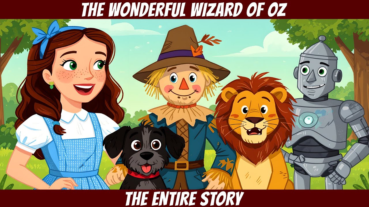 The Wonderful Wizard Of Oz: The Entire Story | Calming Sleep Story