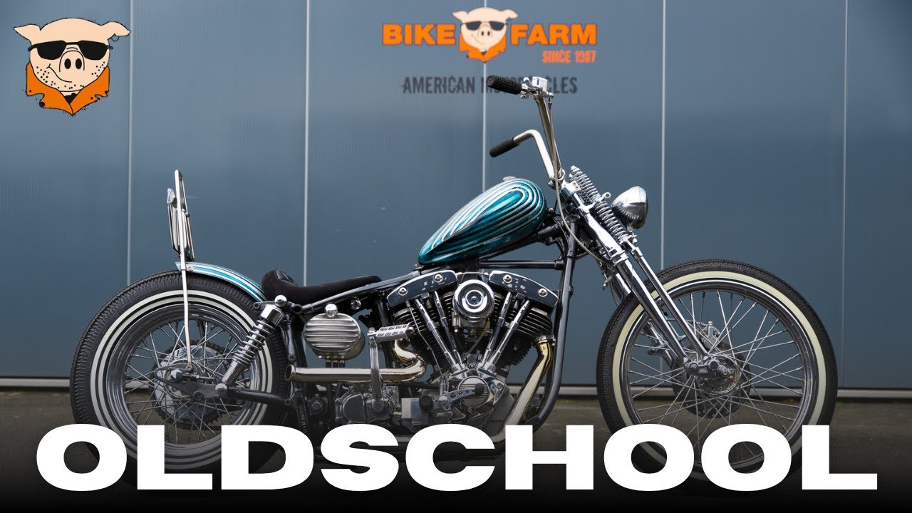 Harley Shovelhead Chopper: Pure Garage Culture!