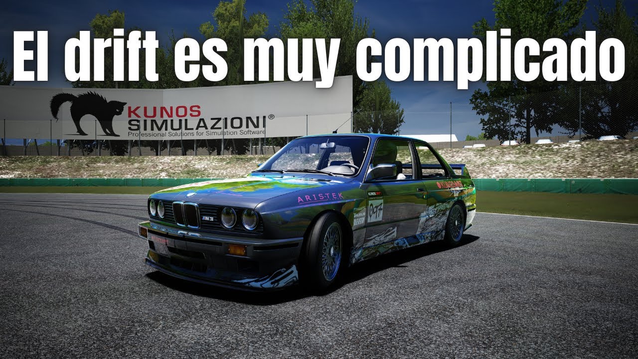 Aprendiendo a hacer drift en Assetto Corsa.
