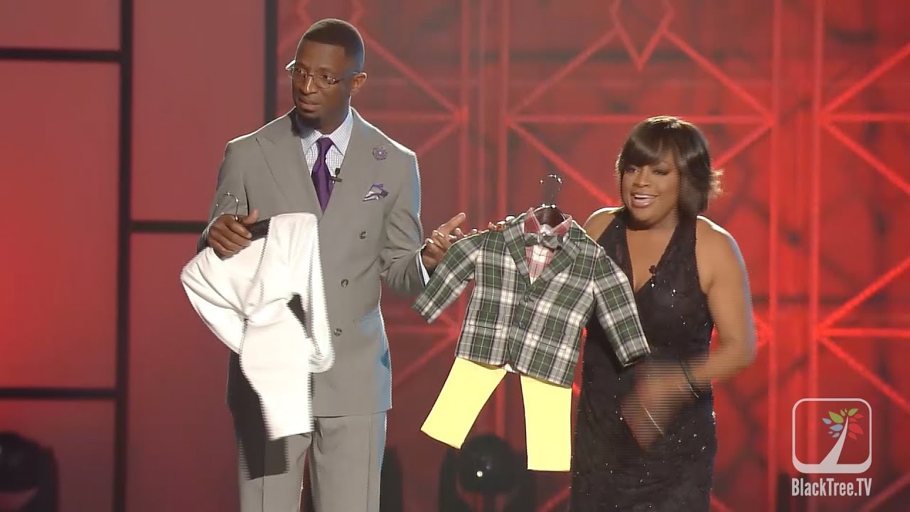 Stellar Awards Ricky Smiley & Sherri Shepherd clown Kirk Franklin and Erica Cambell
