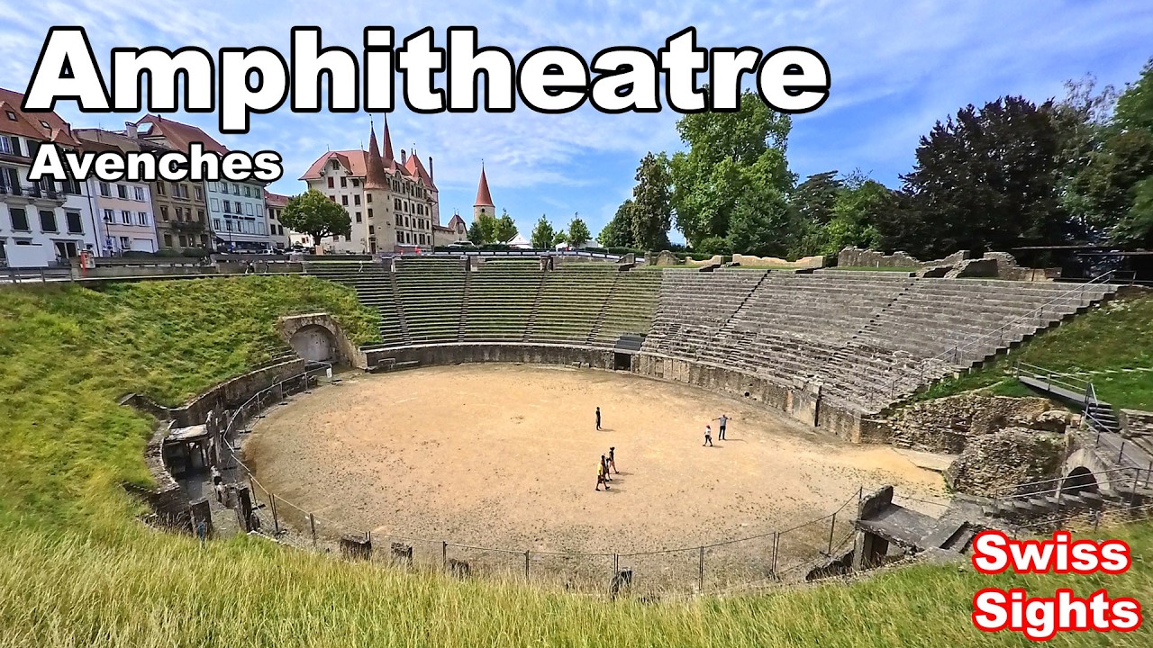 Amphitheatre Avenches Switzerland 4K Magnificent Roman Site