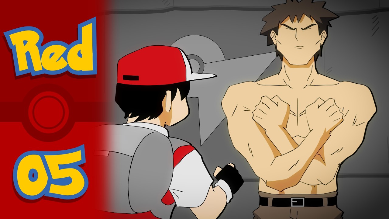 ⛰️ BROCK vs RED 🔥 Pokemon Red 5 Fan Made