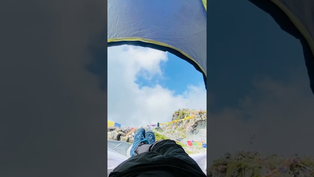 Camping in George Everest Peak. Hiking, Camping, mountain, Himalaya, trekking, Peace, #Peaceful07