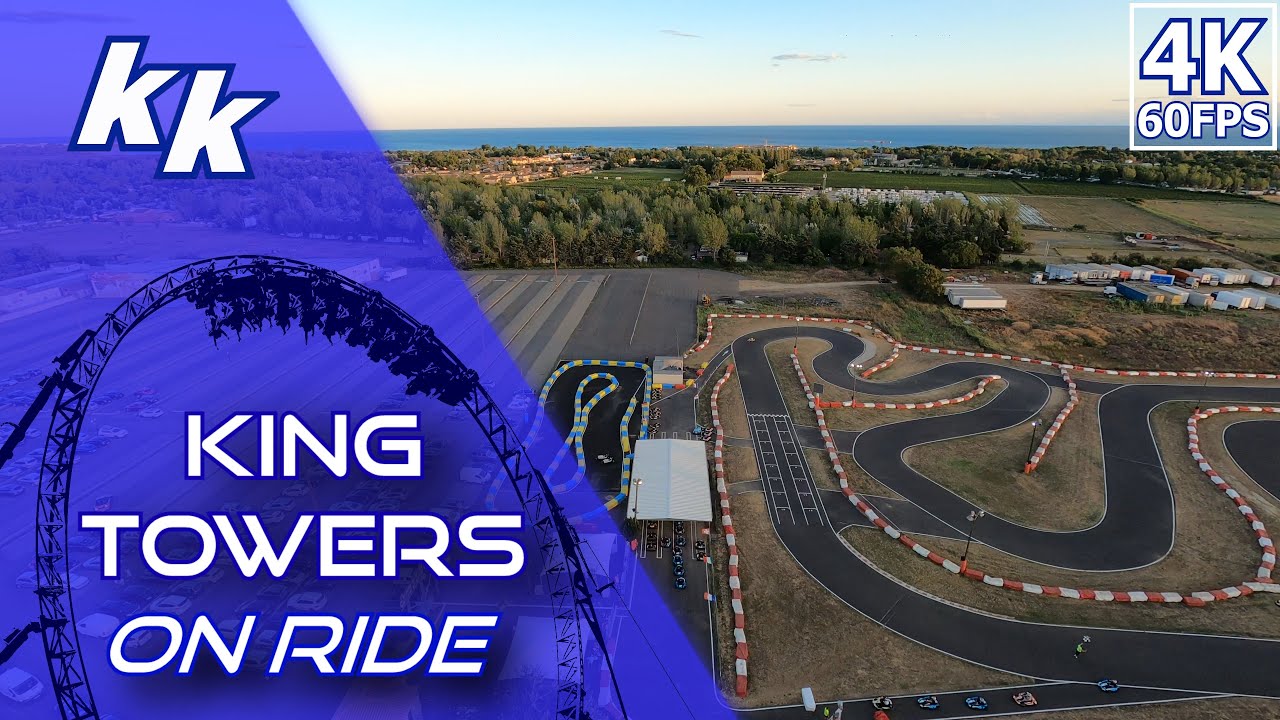 King Towers- Europark Vias Plage 2020 (On ride/4K 60 fps)