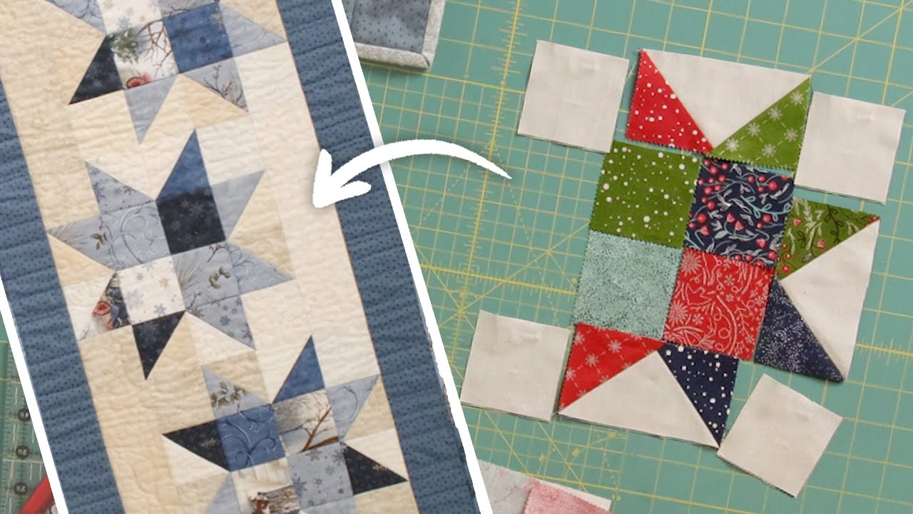 How to make a Sawtooth Star Block