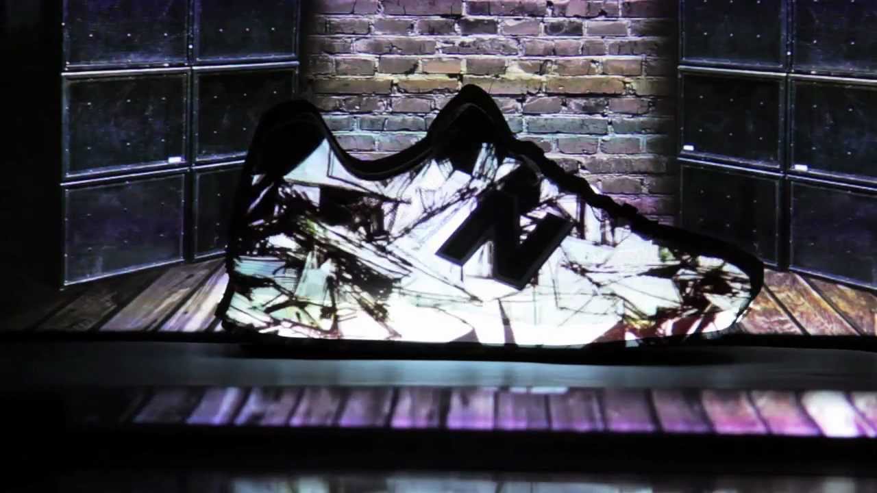New Balance Projection Mapping - Custom US574 at NB Experience Lounge