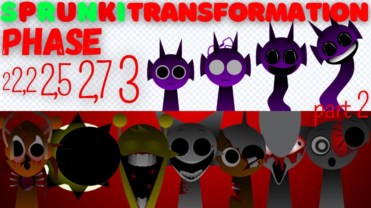 How to make a Animation? Transformation Sprunki Phase2 | 2,2 | 2,5 | 2,7 | 3:Incredibox Scratch FULL