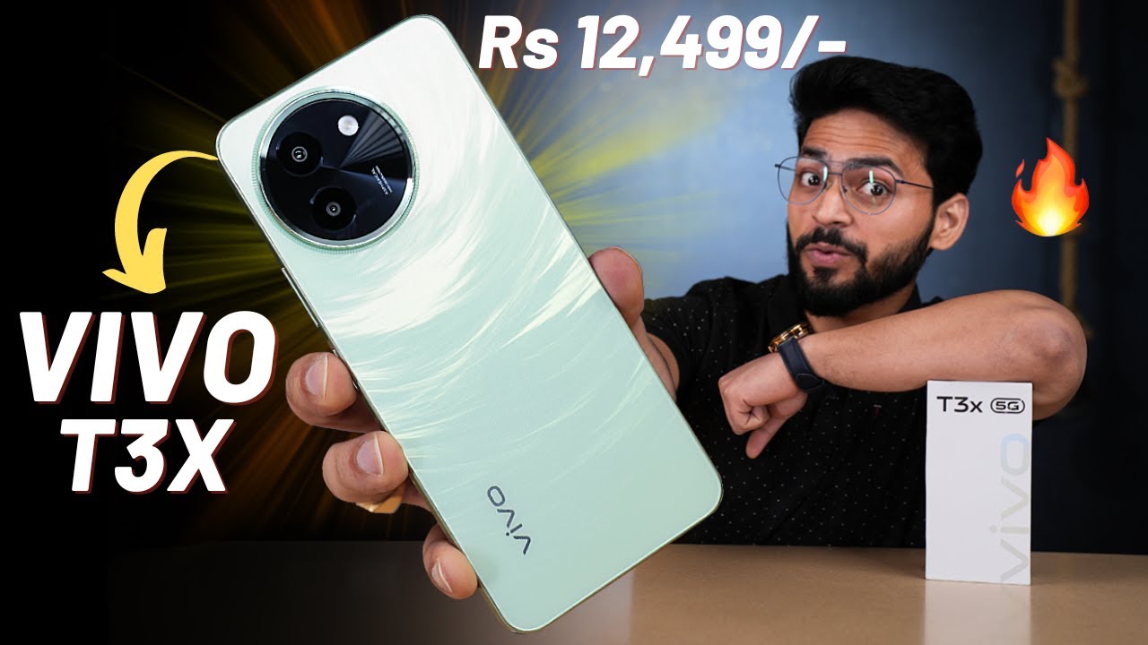 vivo T3x 5G Review ⚡️ | 120Fps Gaming At Just Rs 12,499/- 🤯 | 6000 mAh Battery | 44W Fast Charging