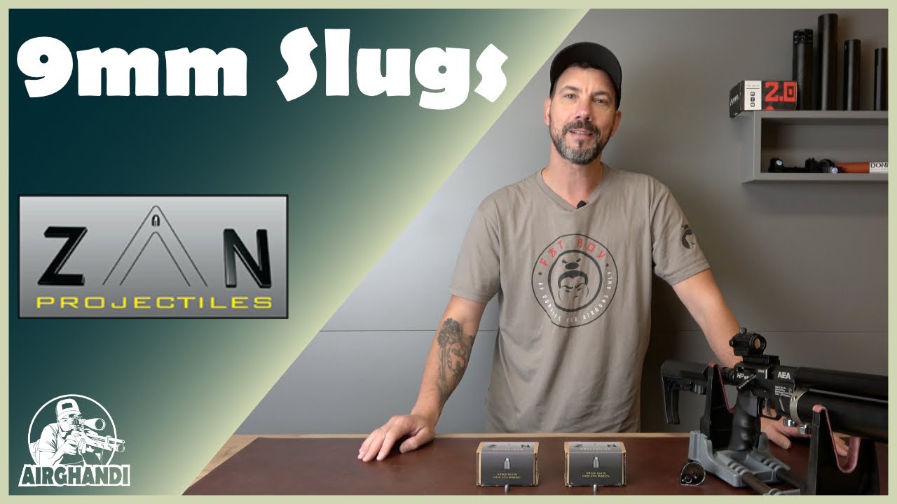 9mm Luftgewehr Slugs von ZAN für die AEA HPMax