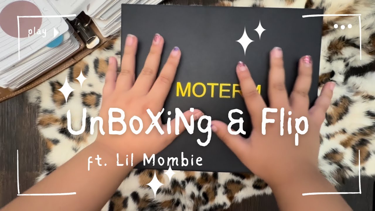Unboxing and Flip || #personalrings #vegtan #plannerunboxing #plannersetup #chunkyplanner 
