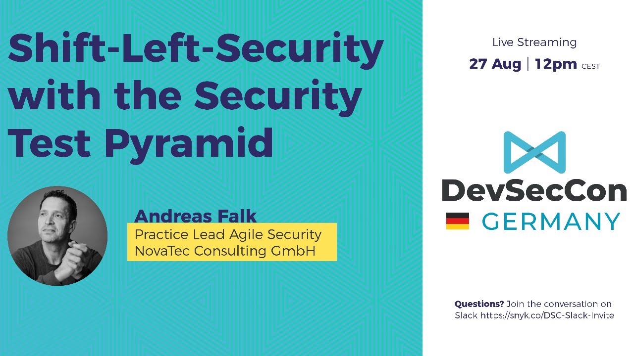 Shift-Left-Security with the Security Test Pyramid with Andreas Falk
