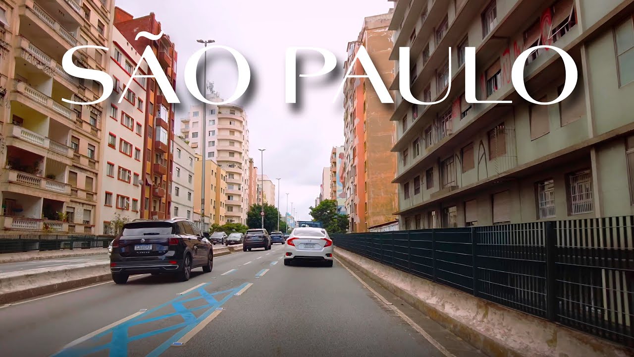🇧🇷 Consolação e Minhocão • São Paulo 4K
