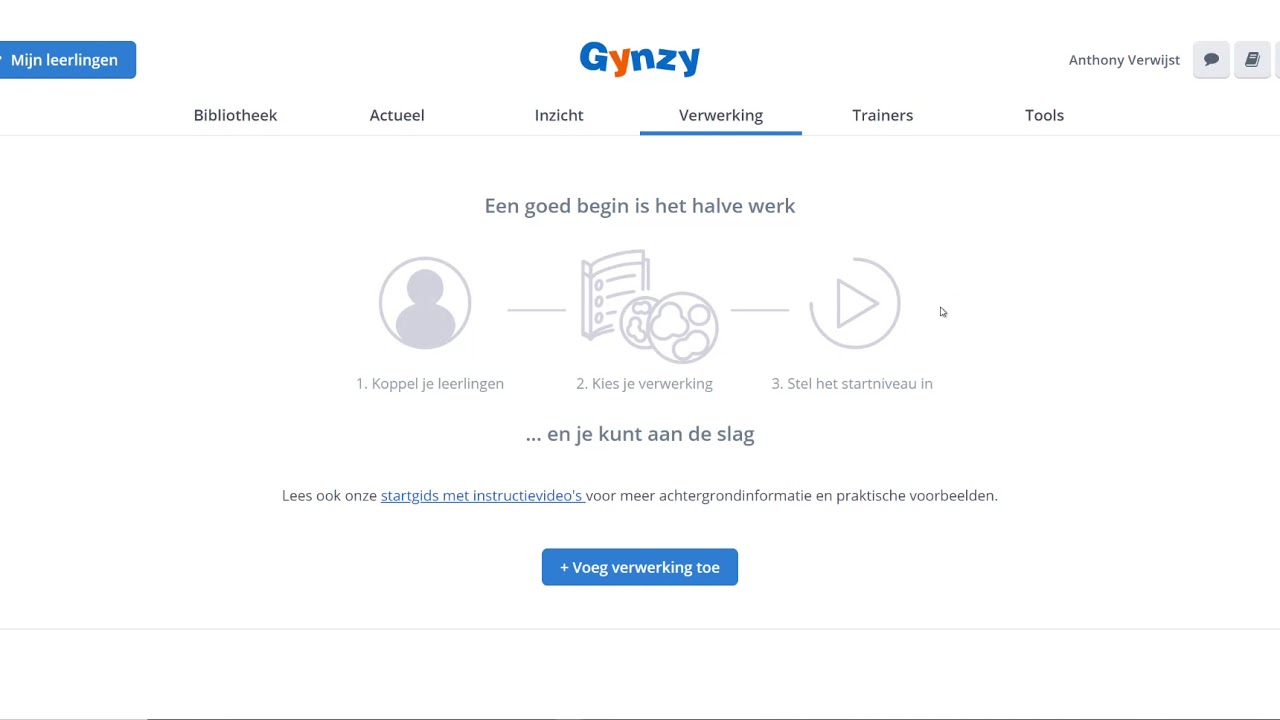 Start schooljaar. Gynzy groepen uit ParnasSys toevoegen en subgroepen aanmaken