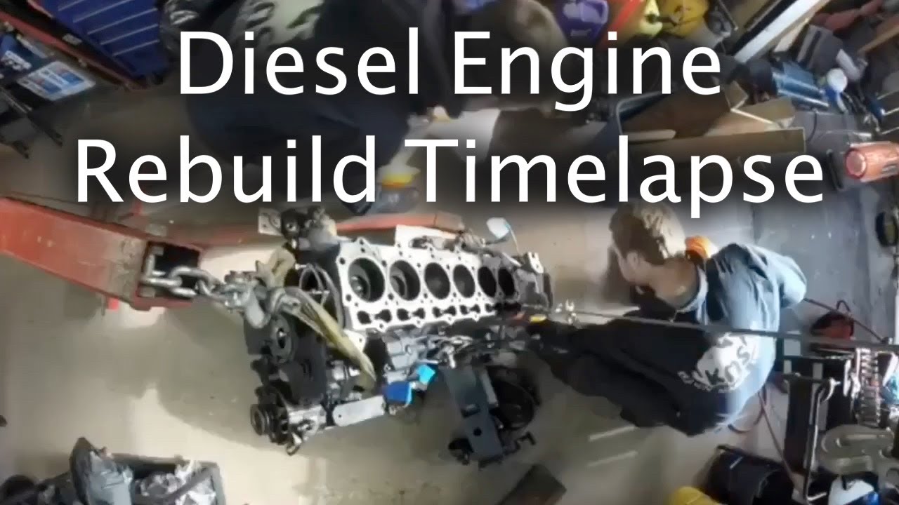 Diesel Engine Rebuild Timelapse