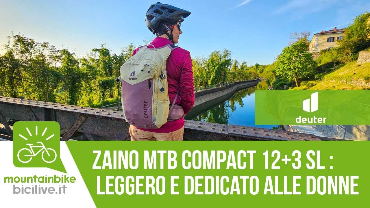 Test zaino MTB Deuter Compact 12+video3 SL: dedicato alle rider