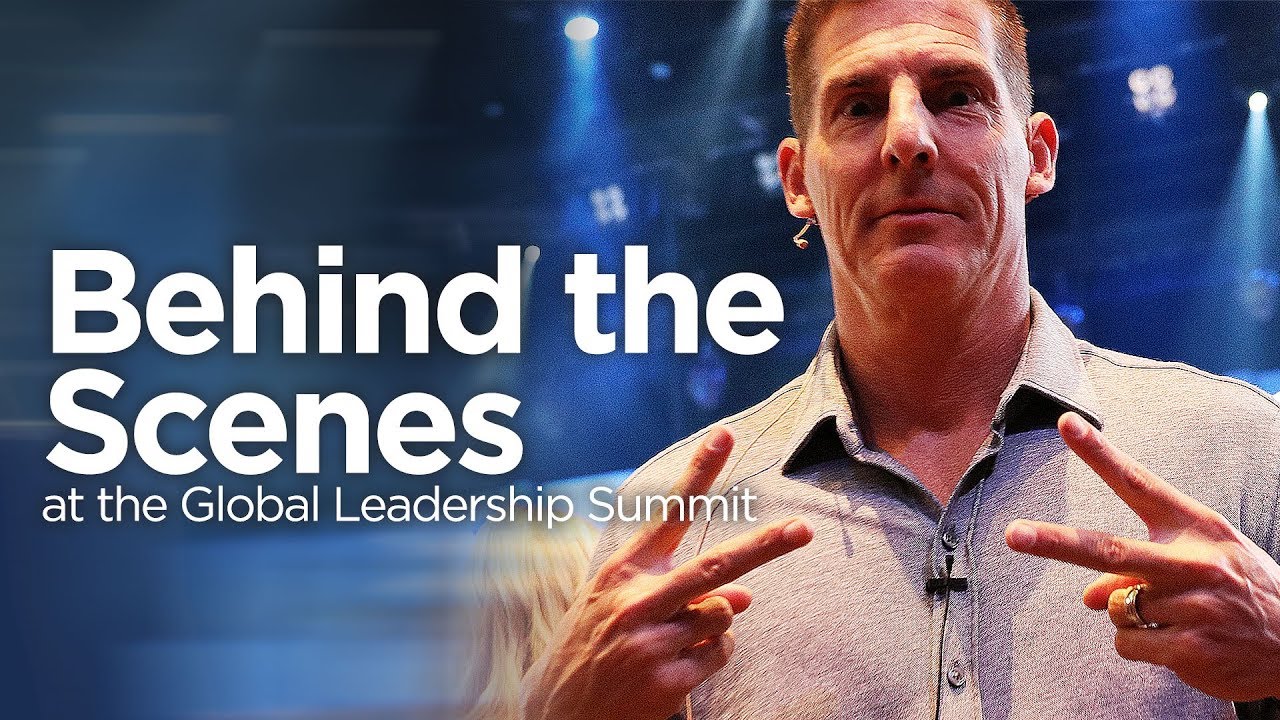 Backstage at the Global Leadership Summit