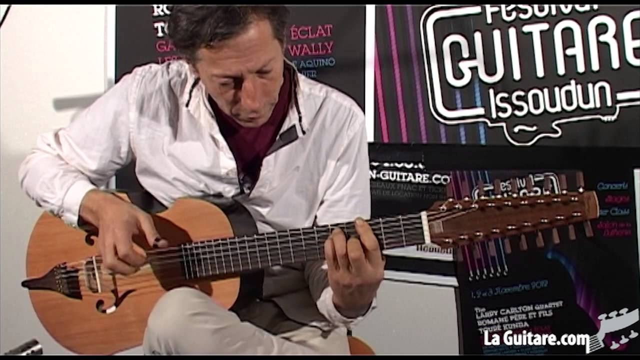 Philippe Berne, luthier - Guitare Banjo au salon des luthiers d'Issoudun 2012
