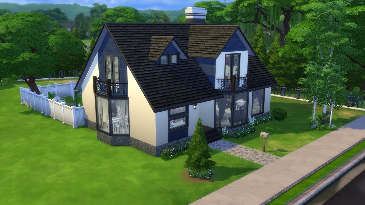 🏡Односемейный дом — Строительство в The Sims 4