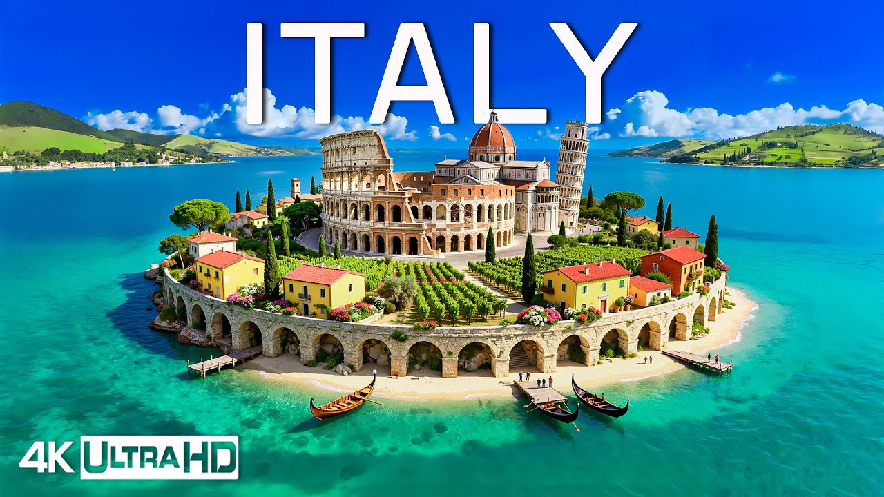 Wonders of Italy – The Most Beautiful & Amazing Places to Visit in 8K