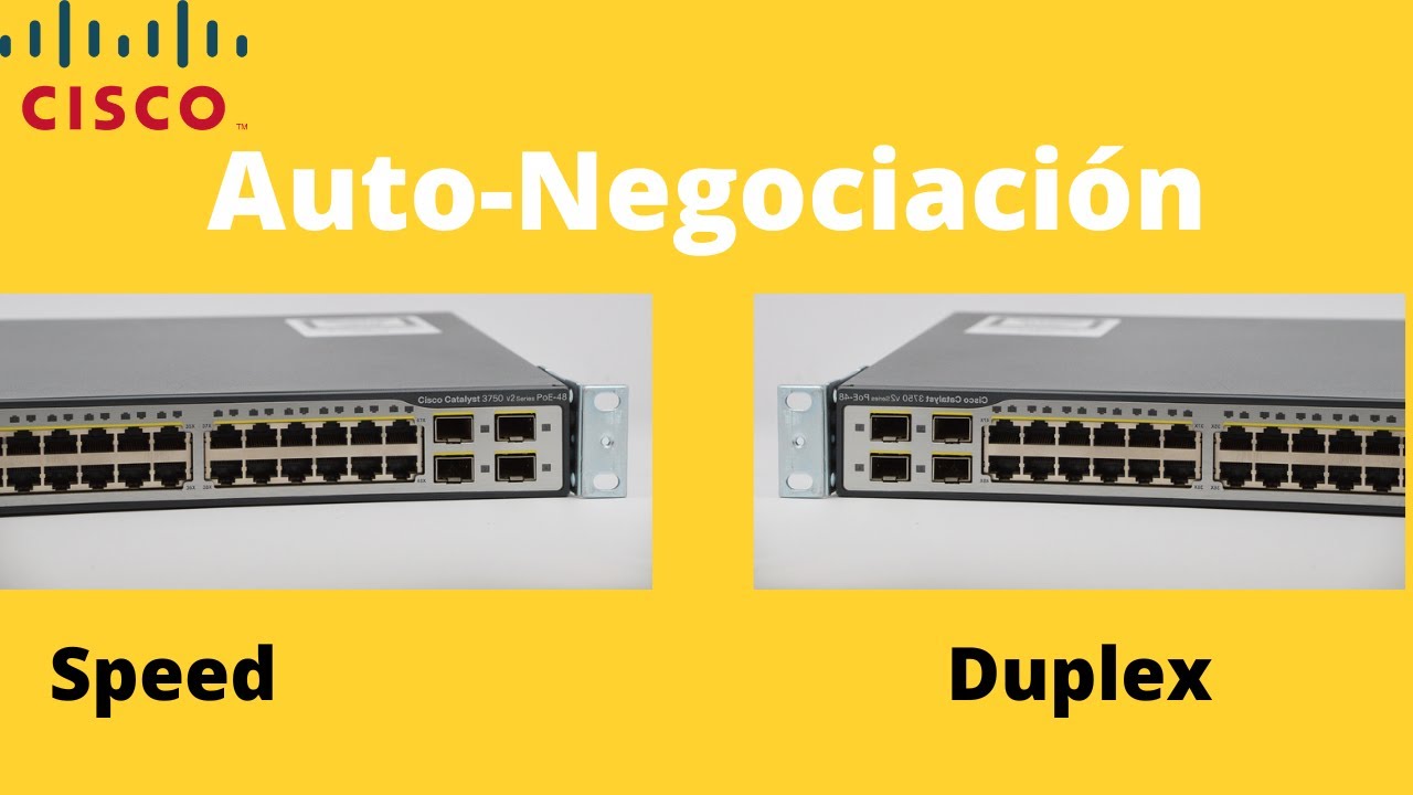 Autonegociacion en Switches Cisco y cómo desactivarla. DUPLEX & SPEED