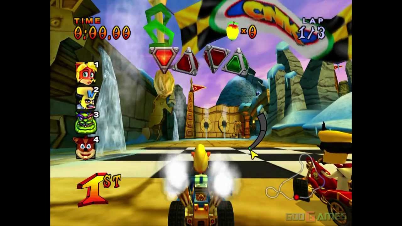 Crash Nitro Kart - Gameplay PS2 HD 720P