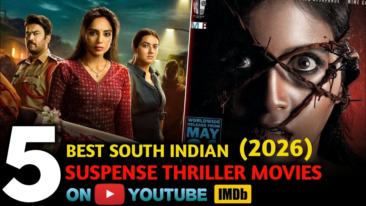 Top - 05 Must Watch South Indian Crime Suspence Thriller Movies | Available On YouTube and OTT