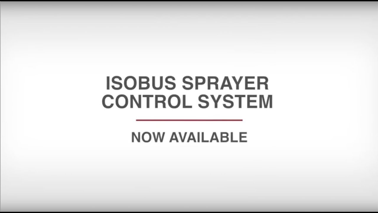 ISOBUS Sprayer Control System - Case IH