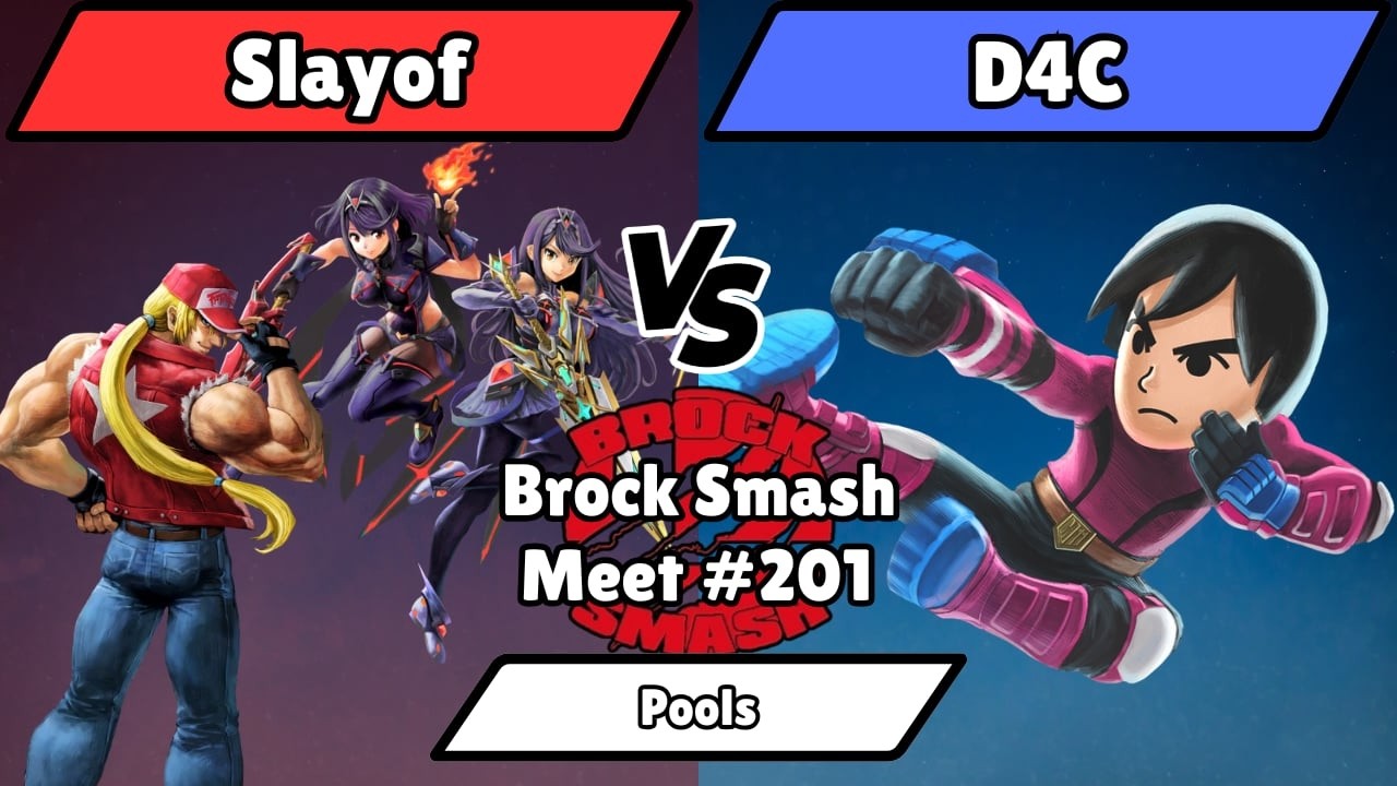 BSM 201 - Slayof (Pyra & Mythra, Terry) vs D4C (Mii Brawler) - Pools