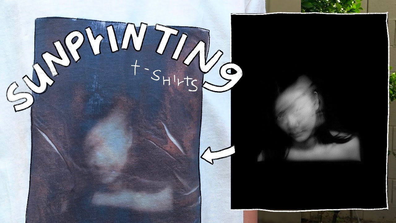 Sunprinting Film Photos on T-Shirts ☀🎞 Using Jacquard SolarFast Dye!!!