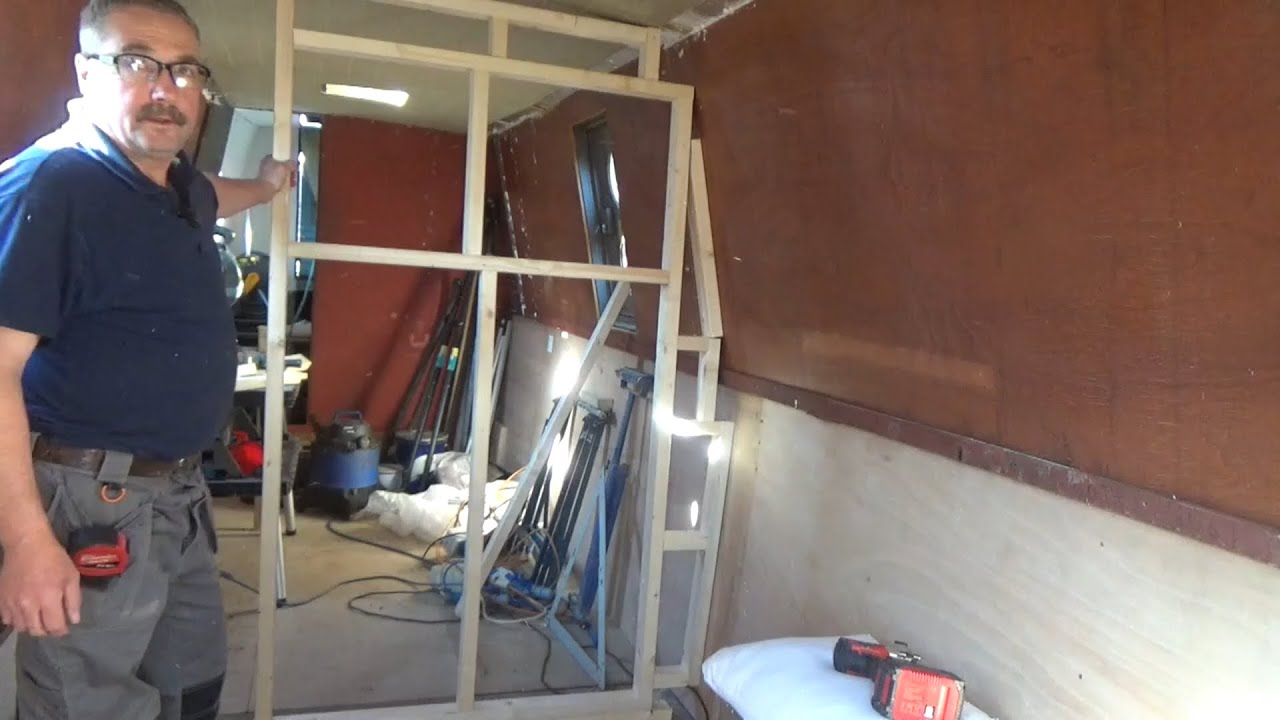 Narrowboat Refurb Installing Bathroom Walls & Swapping  Flooring.