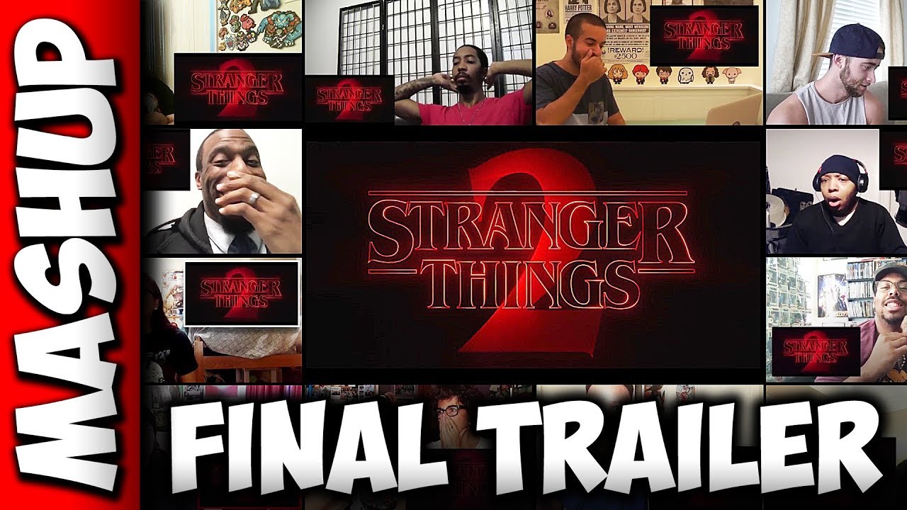 Stranger Things Season 2 Final Trailer Reaction Mashup #1