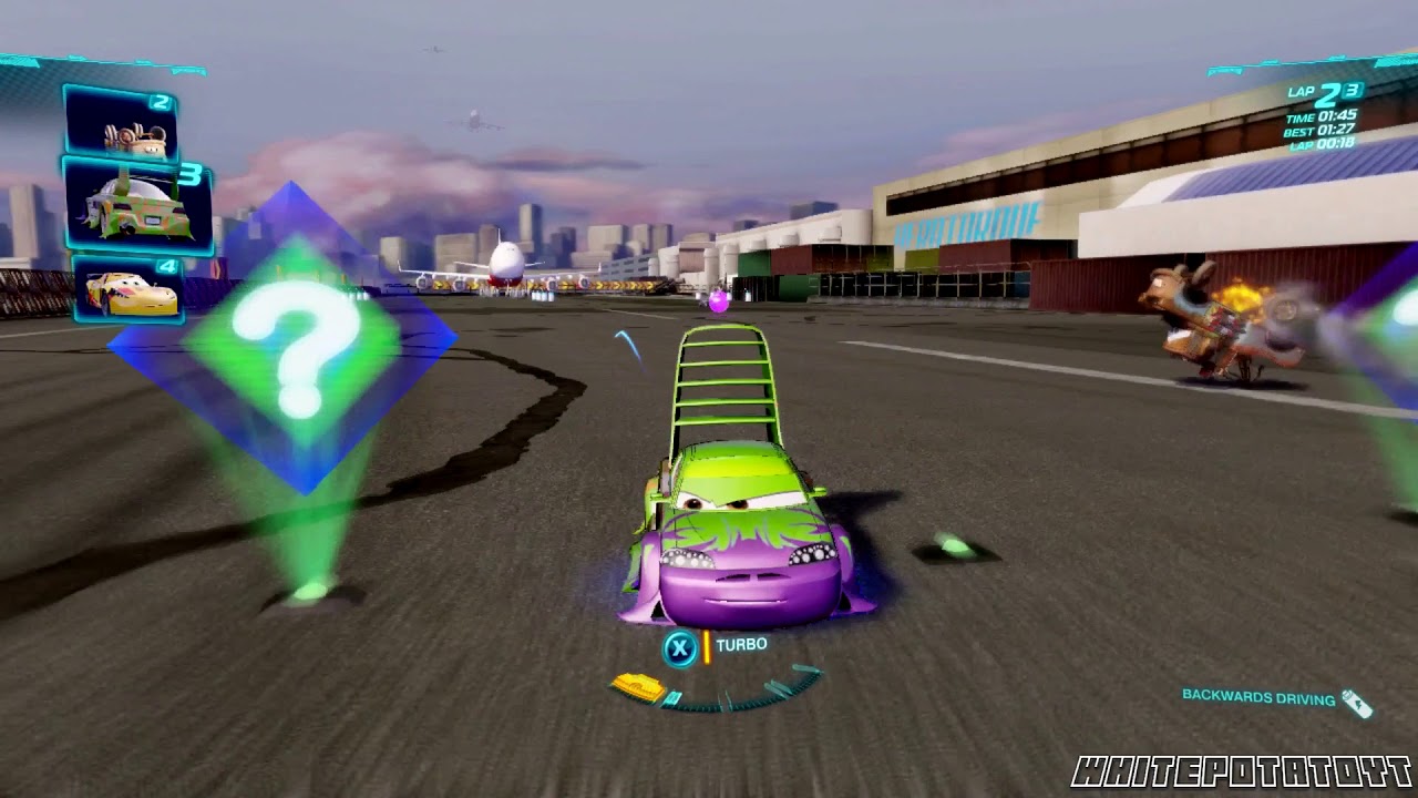Cars 2: The Video Game | Wingo - Runway Tour! | WhitePotatoYT!