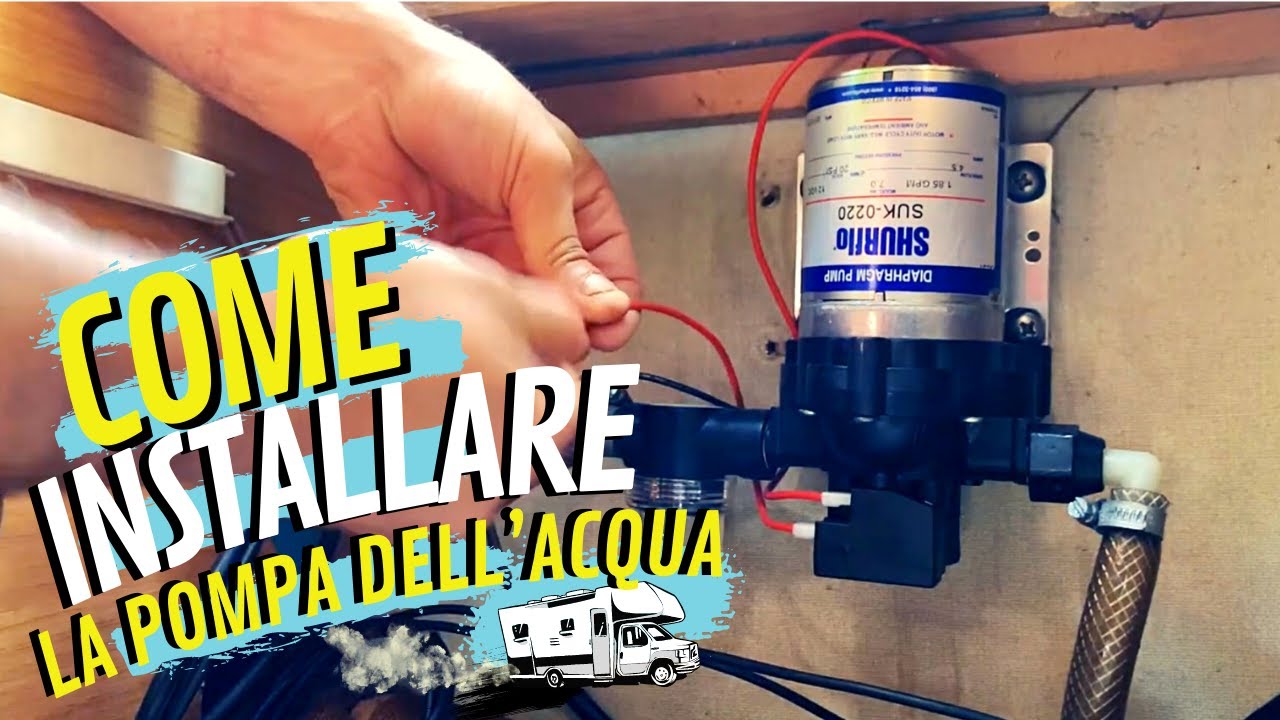 Cambiare la pompa dell’ acqua in camper  #tutorial #vivereincamper