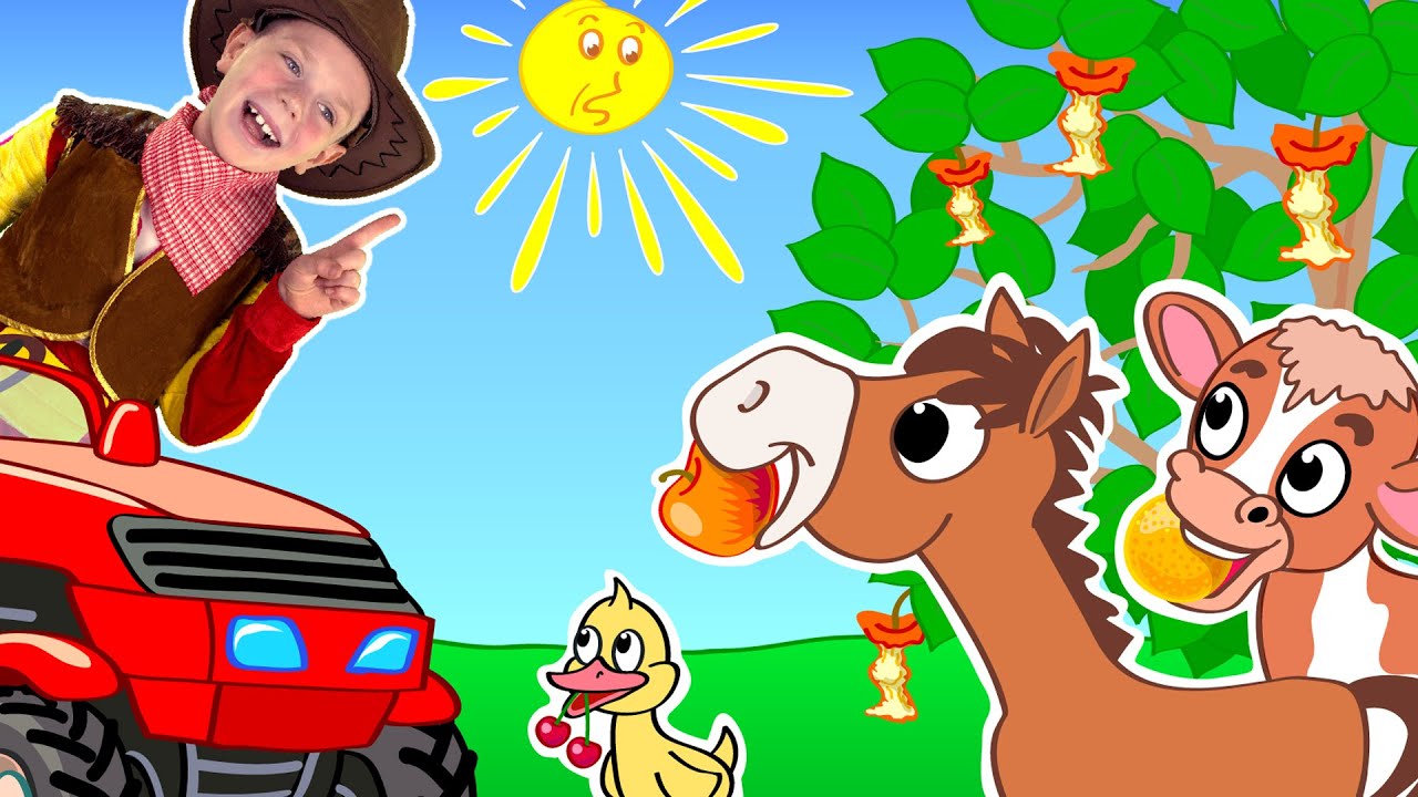 Johny Johny Yes Papa - Fruits Song for Children (Animals version) | Nursery Rhyme by Be Be Kids