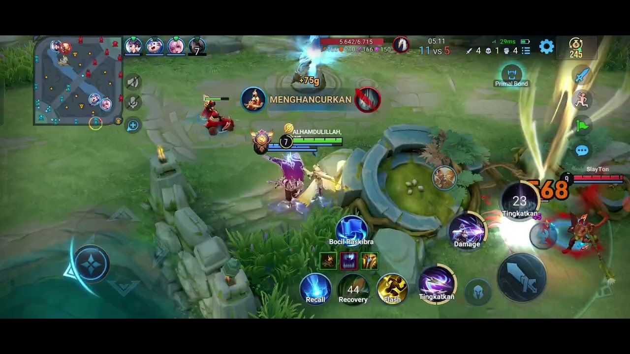 Gameplay Garo . HOK Indonesia.. maapp masih newbiee