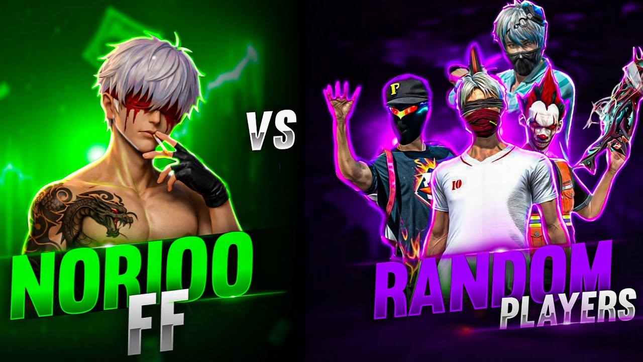 Norioo ff 🥷🏻 Vs Random Players 🤡 IPhone 15 📱❤️ Garena Free fire
