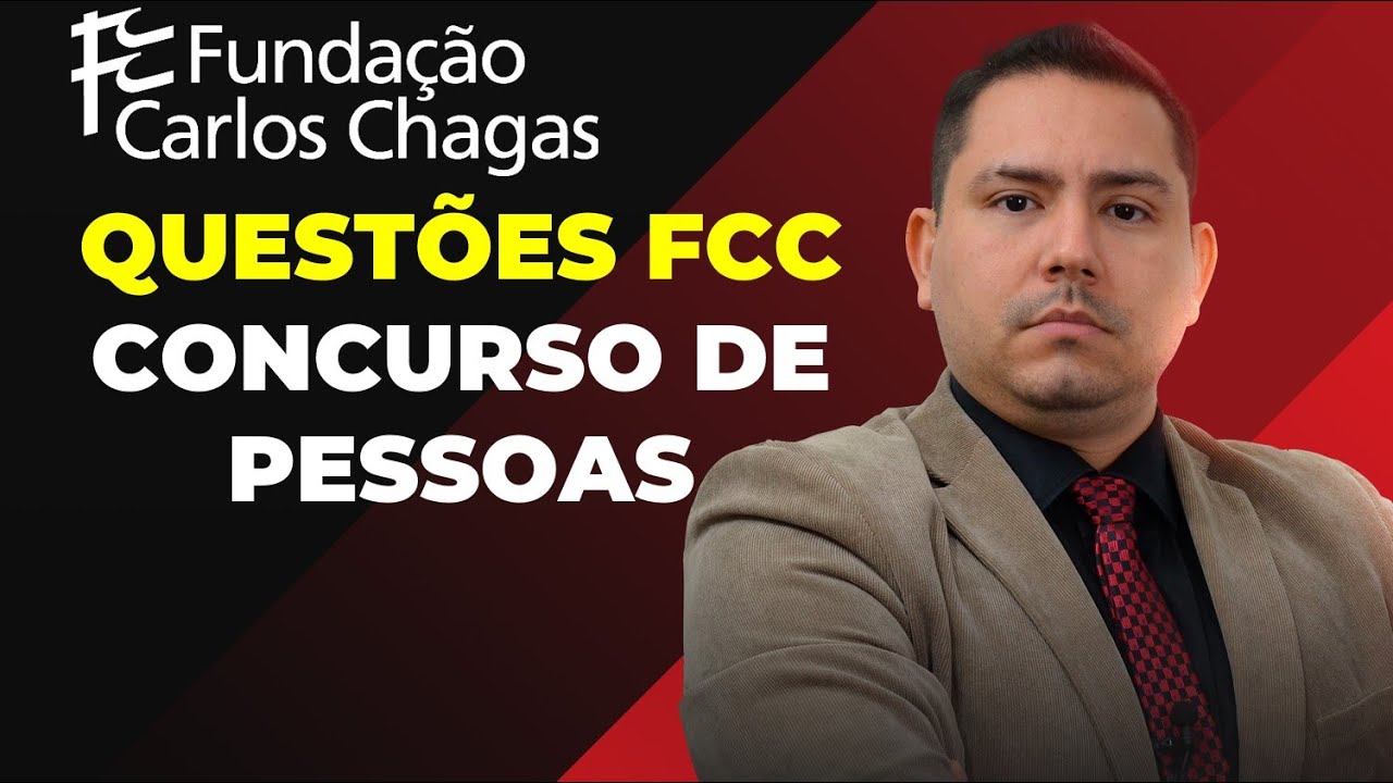 QUESTÕES FCC - CONCURSO DE PESSOAS - Professor Raphael Pinho