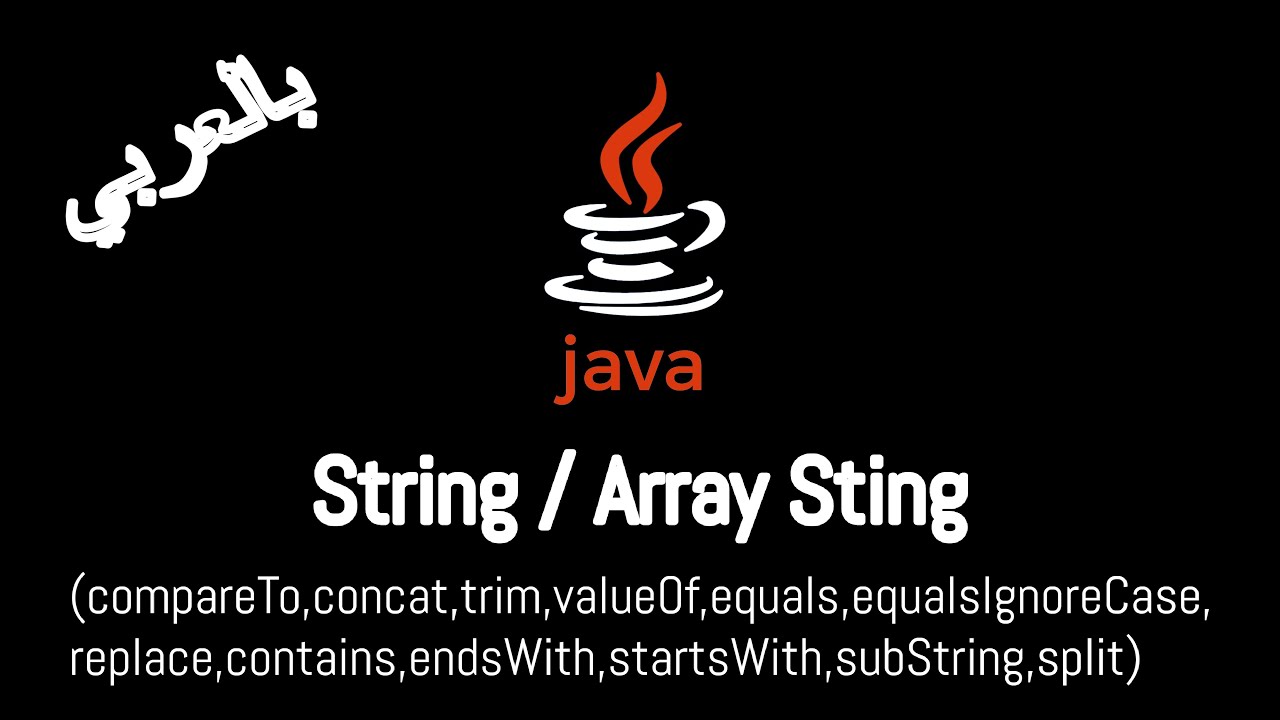 #029 [JAVA] - String & Array String