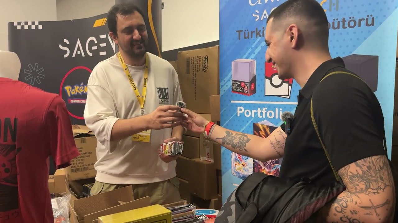 TÜRKİYE'NİN İLK CARD SHOWUNA KATILDIK !!! / @pokezed @istanbulcardshow @sagentech