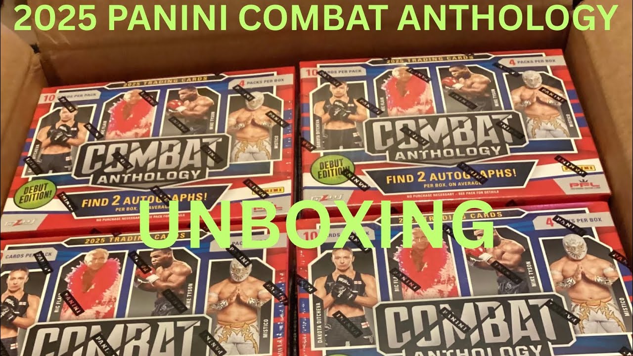 ПЕРВЫЙ ВЗГЛЯД | Открытие коробки Panini PFL Combat Anthology Hobby Box Break 2025 | РАСПАКОВКА |