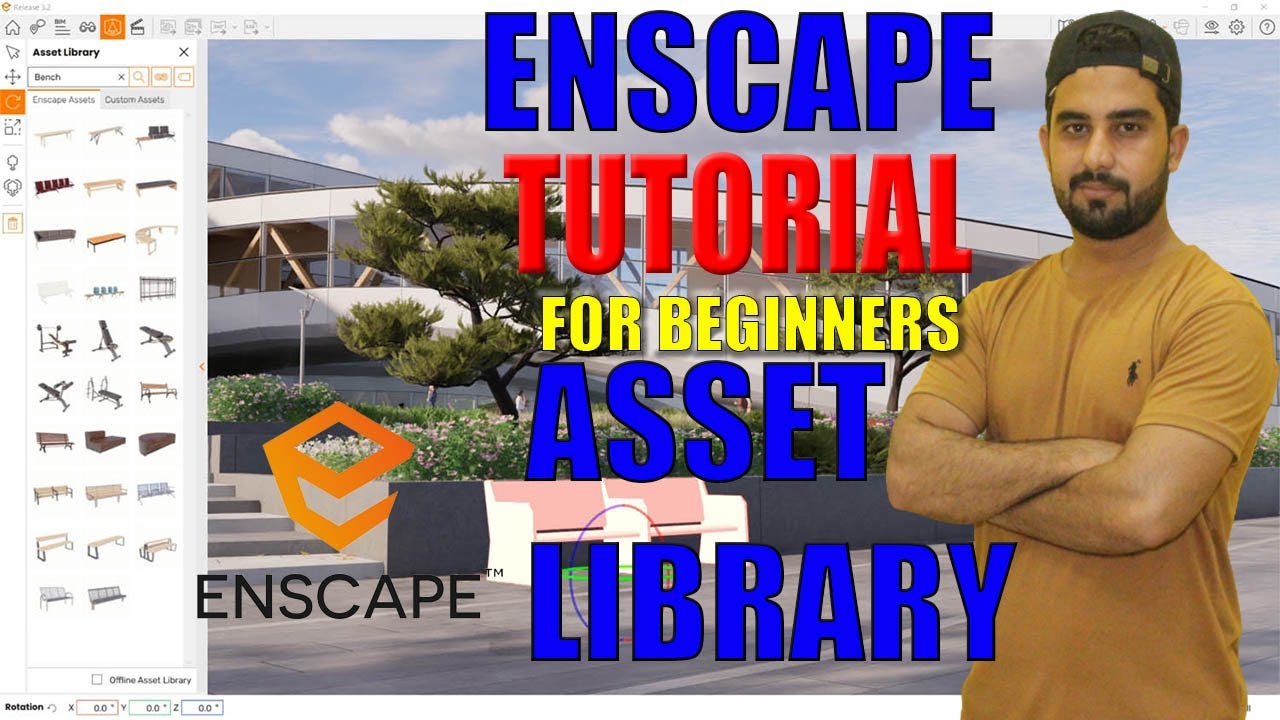 Как использовать библиотеку ресурсов Enscape | Enscape для начинающих