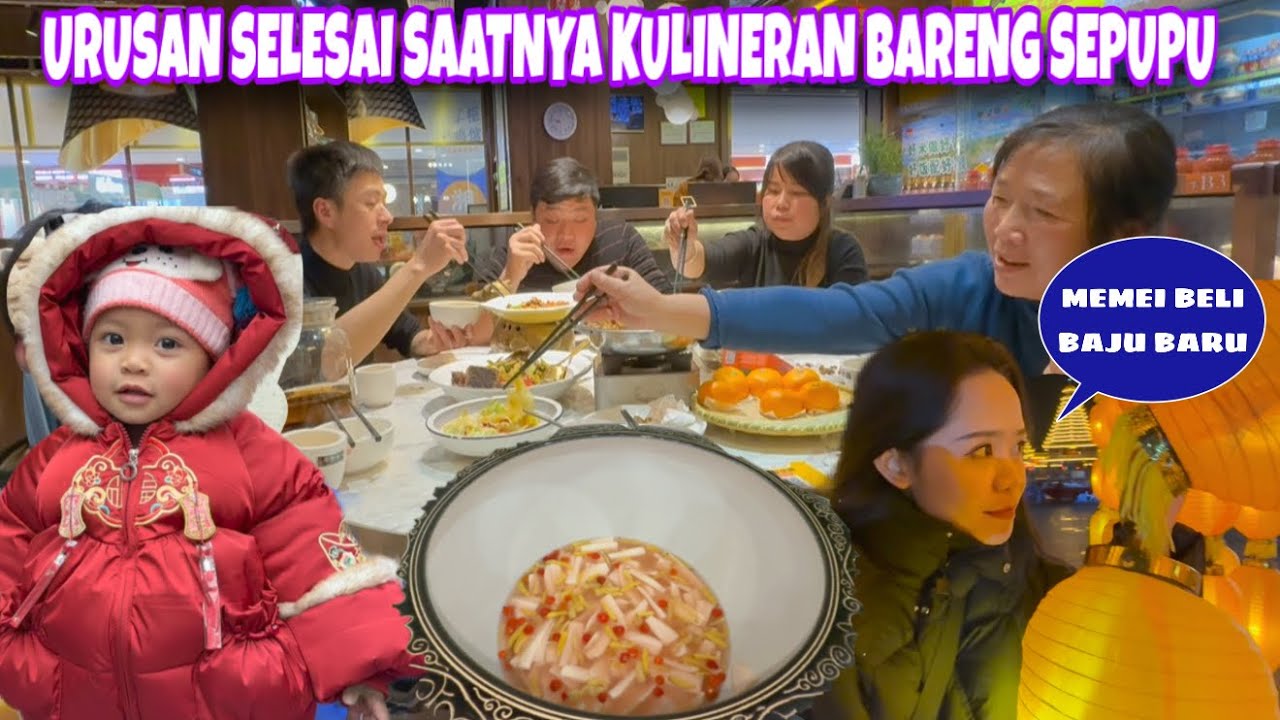 SEPUPU IKUT KE HUAIHUA MENUNGGU SAMPAI URUSAN KAMI SELESAI LANJUT MAKAN BERSAMA ADA LOBAK KESUKAAN
