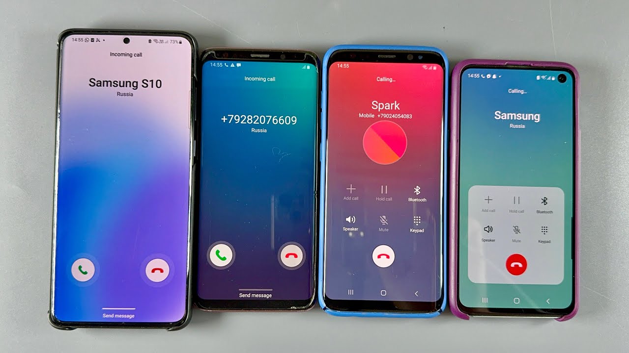 Incoming Call Samsung Galaxy S8 + S9 Samsung + Samsung Galaxy S10e + Samsung S20 Plus