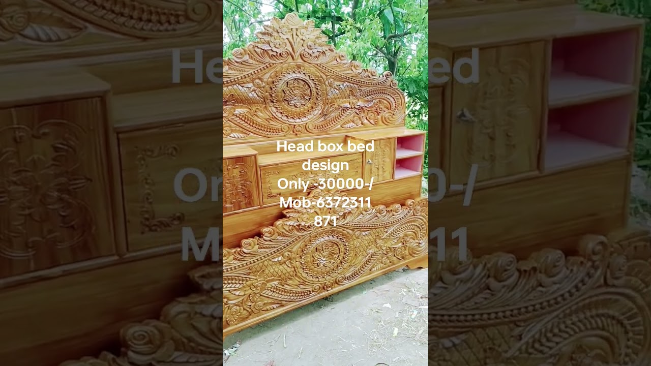 head box bed design || latest head box bed