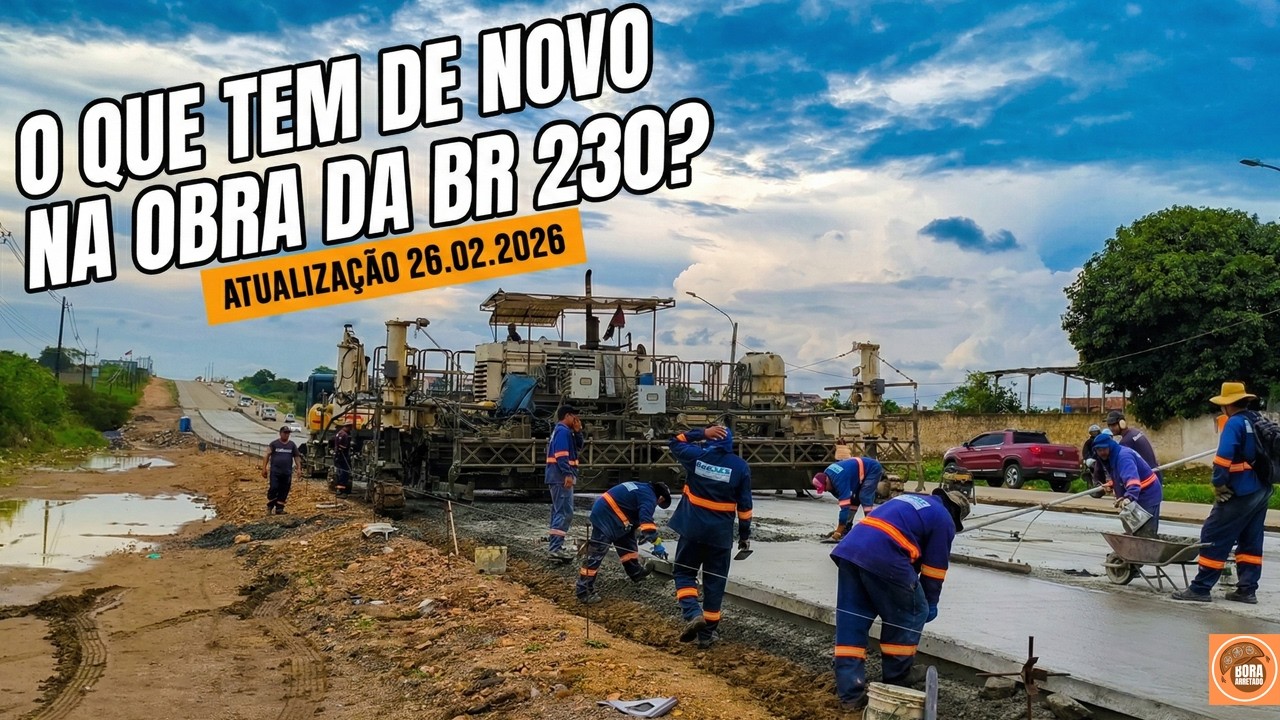 O FUTURO CHEGOU! 🚀 CONFIRA O AVAN&Ccedil;O IMPRESSIONANTE DAS OBRAS NA BR-230 EM CAMPINA GRANDE
